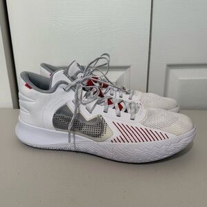 Nike Kyrie Flytrap 5 V White Grey Crimson Red Basketball CZ4100-100 Mens Size 12